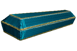 Гроб обитый тканью "Траур"